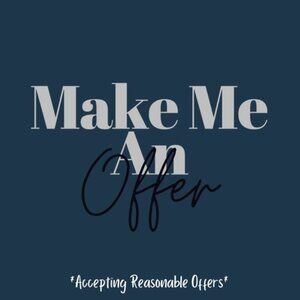 Accepting Reasonable Offers, Low Ball offers will be respectfully declined